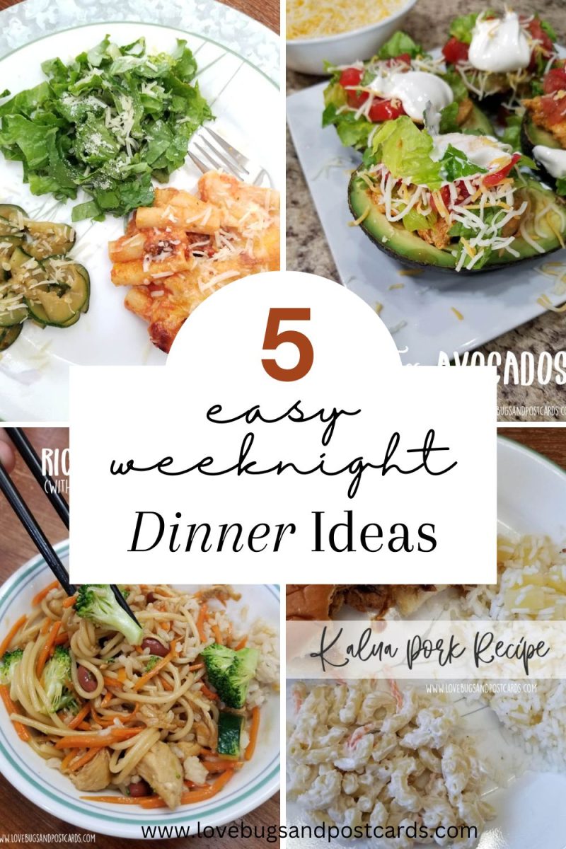 Easy weeknight dinner ideas