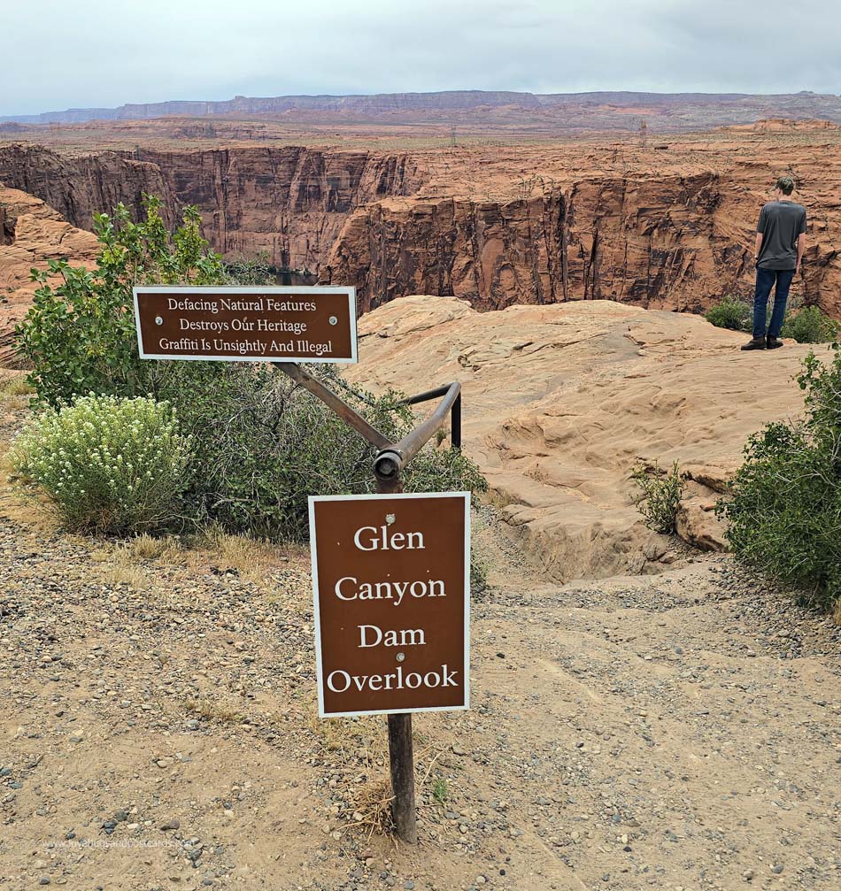 Glen Canyon Dam Overlook Trail - Arizona